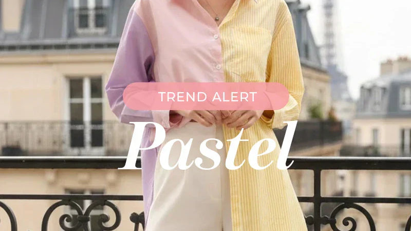 pastel trend image showing pastel mix