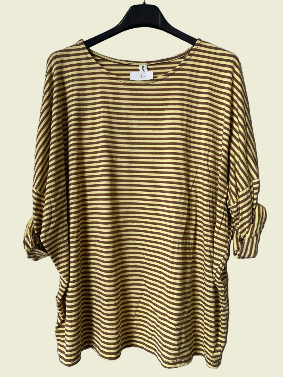 Yellow striped shirt