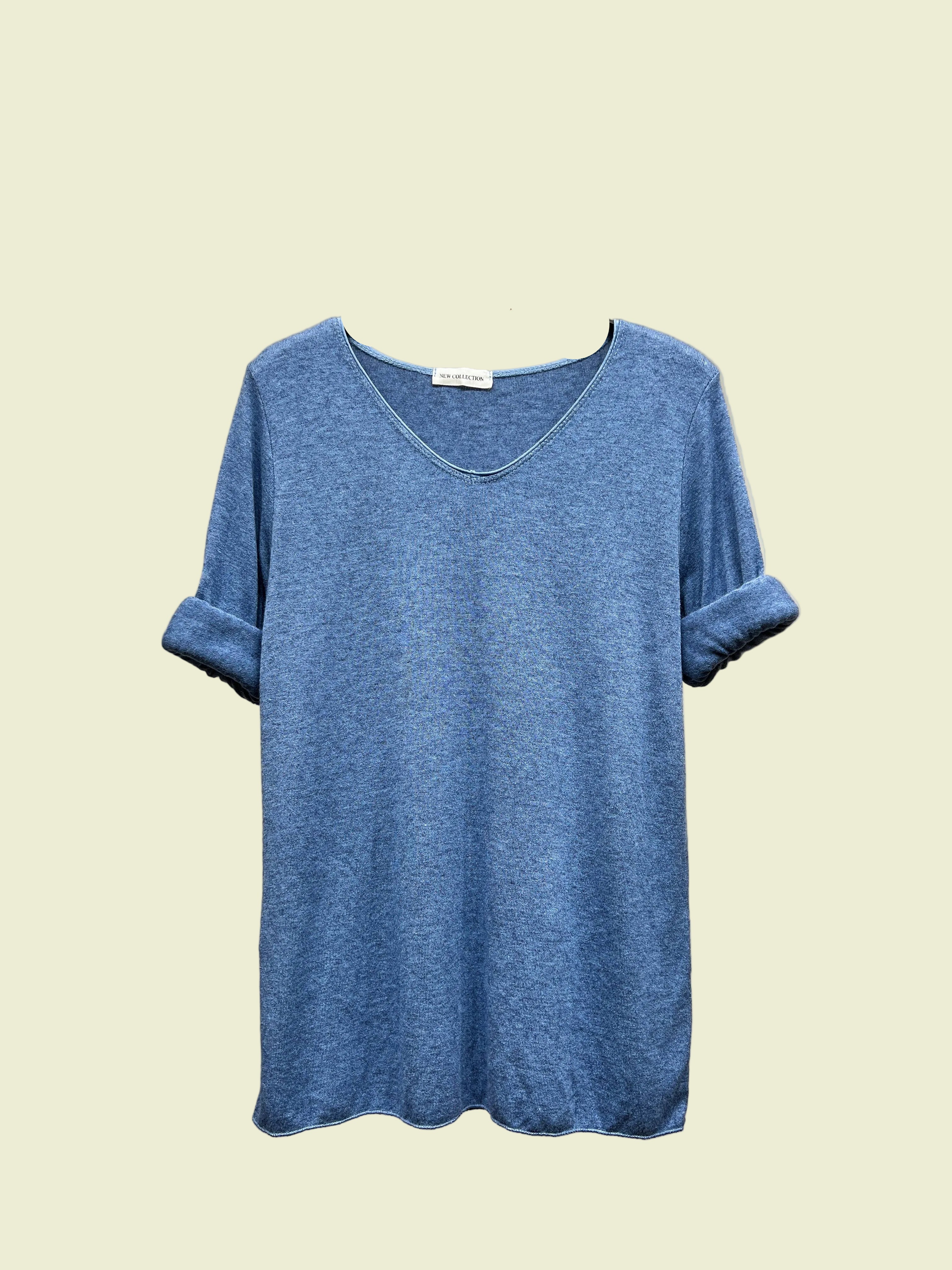 Blue long sleeve top 