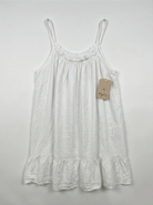 White cami strappy top