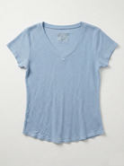 Light blue t-shirt on a white background