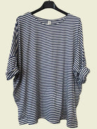 Black and white striped shirt 